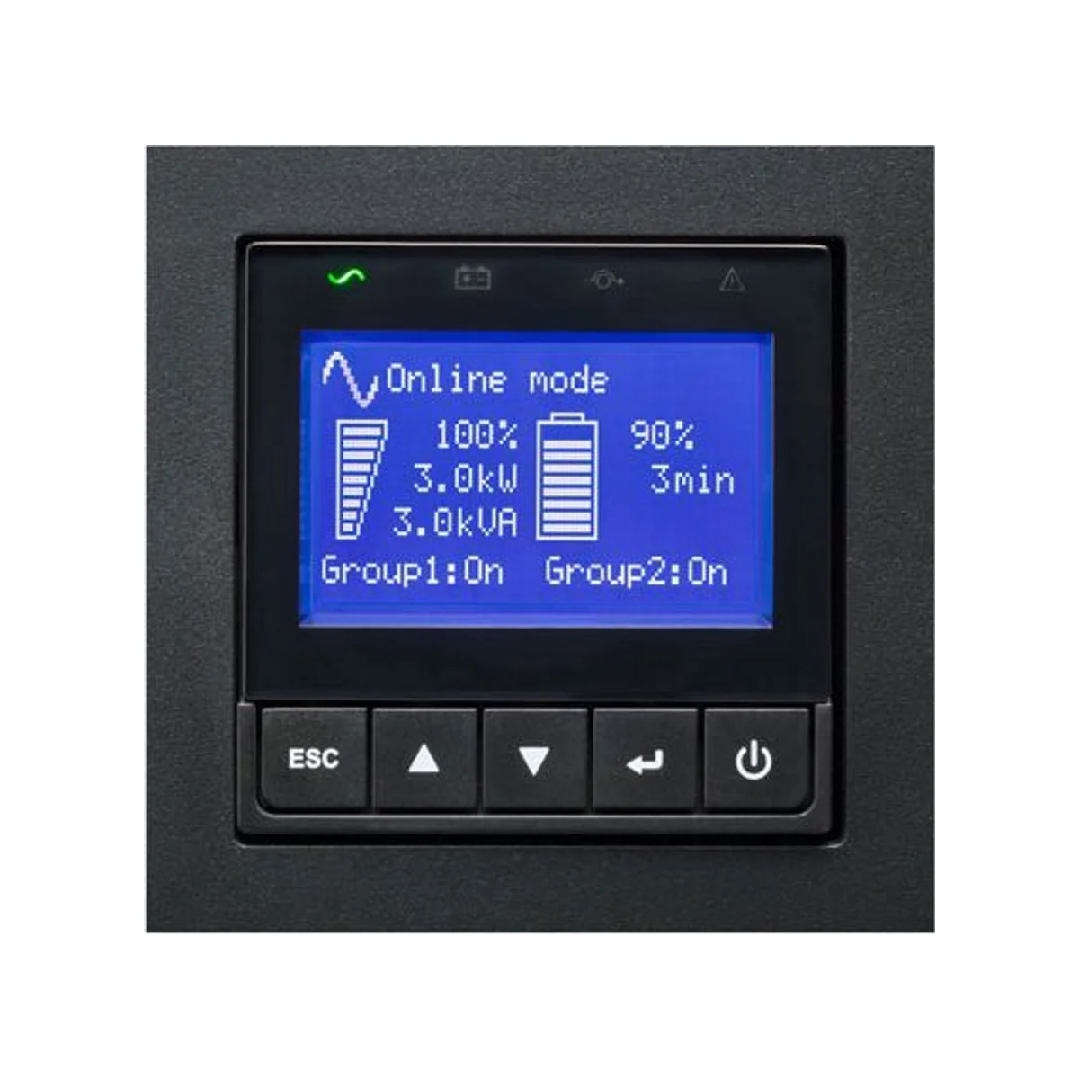 EATON 9PX 3000 VA 9PX3000IRT3U Online UPS (3000W, 1U Rack/Tower, Unity Power Factor) - 9PX3000IRT3U view 5