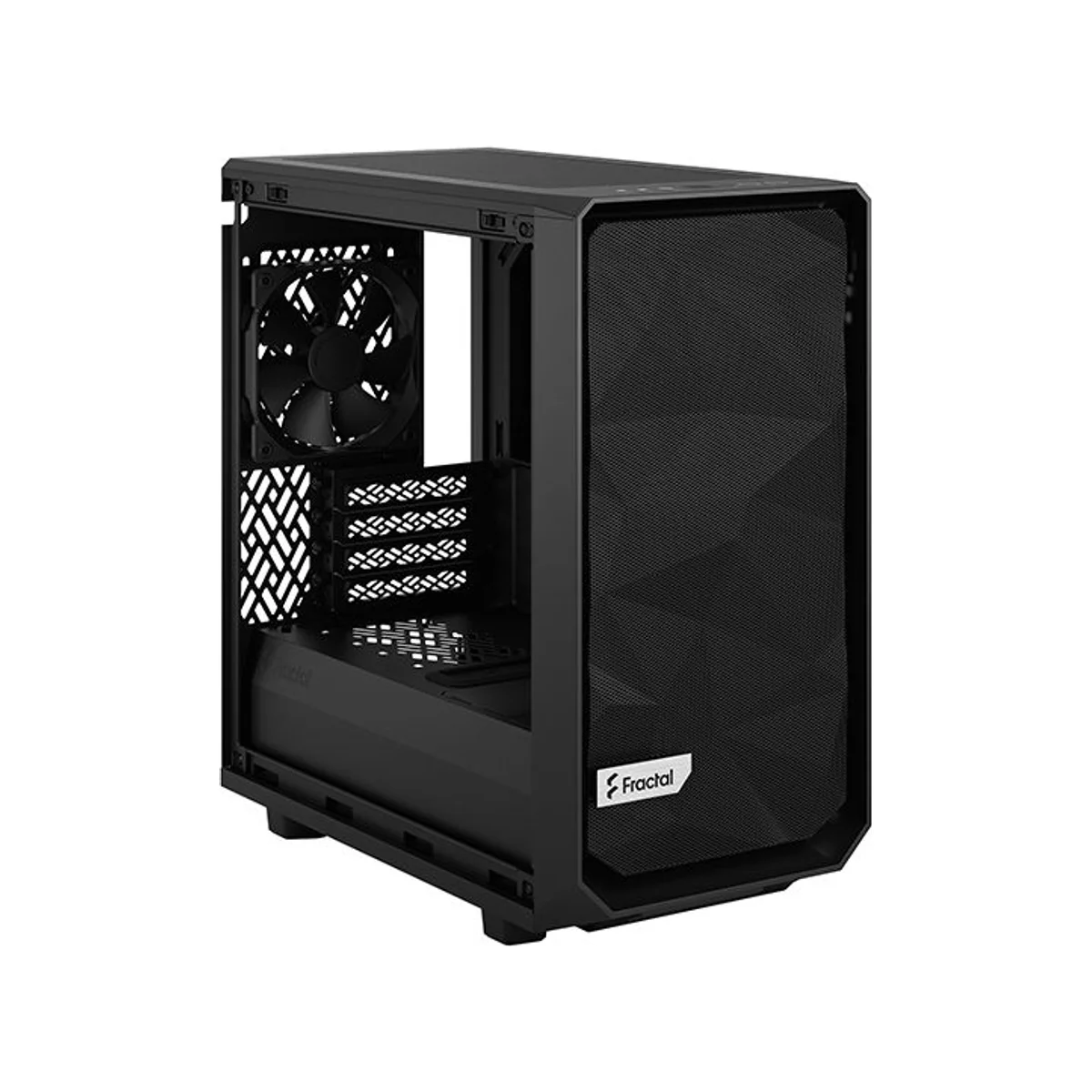 Fractal Meshify 2 Mini Black TG Dark Tint Micro ATX Mid Tower Case (mATX, Dark Tint Glass, High Airflow) - FD-C-MES2M-01 view 5