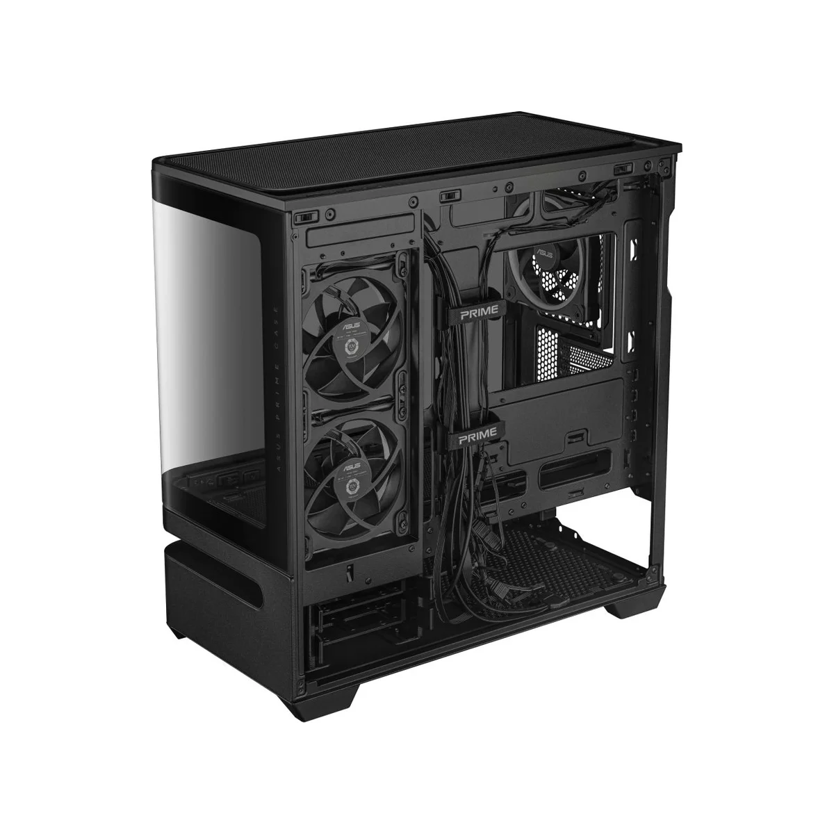 ASUS Prime AP201 Mesh Micro-ATX Gaming Case – Black view 5
