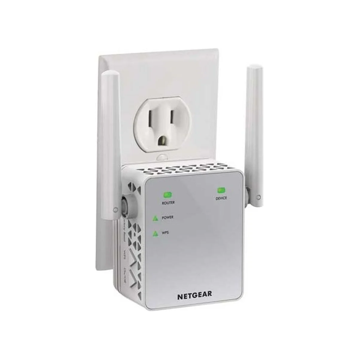 NETGEAR EX3700-100NAS WiFi Range Extender Essentials Edition (Dual-Band 750Mbps, 802.11ac, External Antennas, 1 LAN Port) view 2