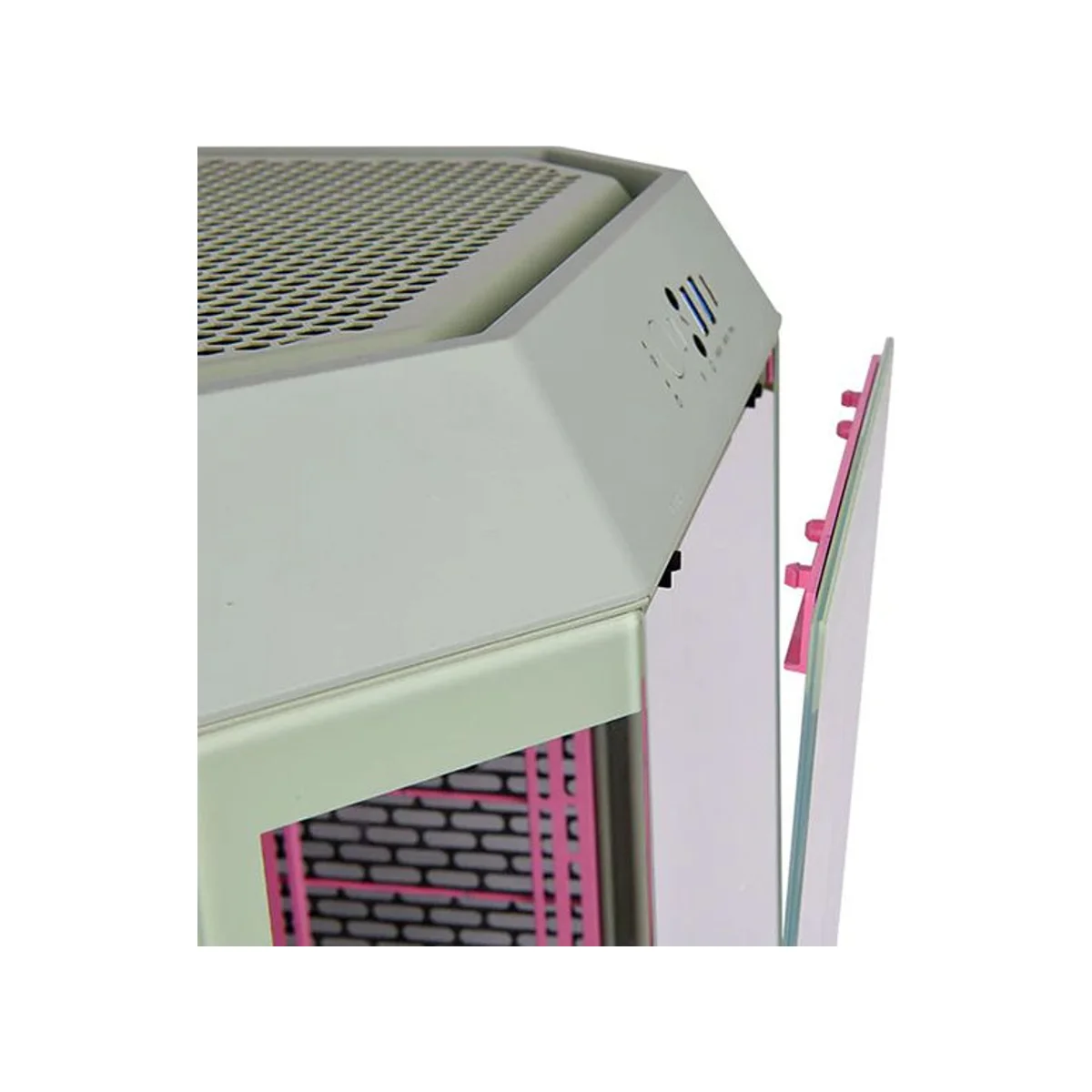 Thermaltake The Tower 300 Plum Tempered Glass Micro-ATX Gaming Case - CA-1Y4-00SJWN-00 view 3
