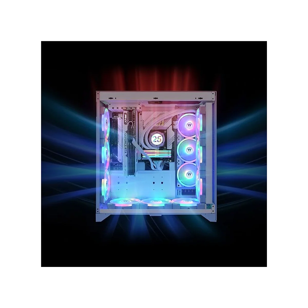 Thermaltake SWAFAN EX14 ARGB Sync PC Cooling Fan TT Premium Edition (3-Fan Pack) - Hydrangea Blue - CL-F184-PL14BU-A view 6