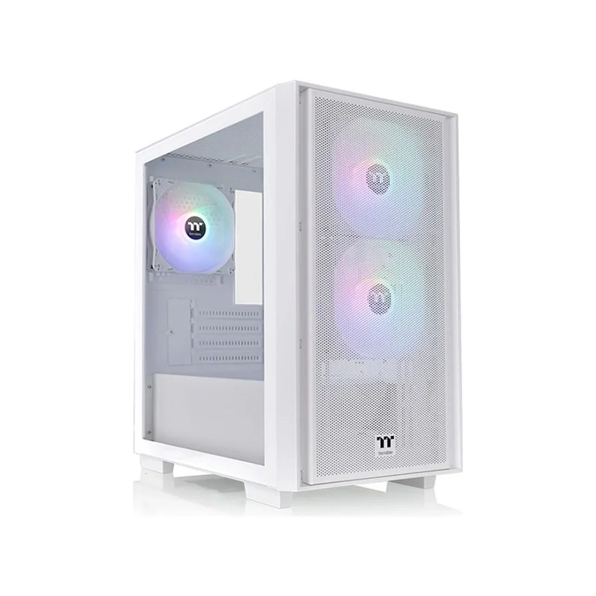 Thermaltake Versa H16 Tempered Glass ARGB Micro-ATX Gaming Case - White - CA-1Y8-00S6WN-01