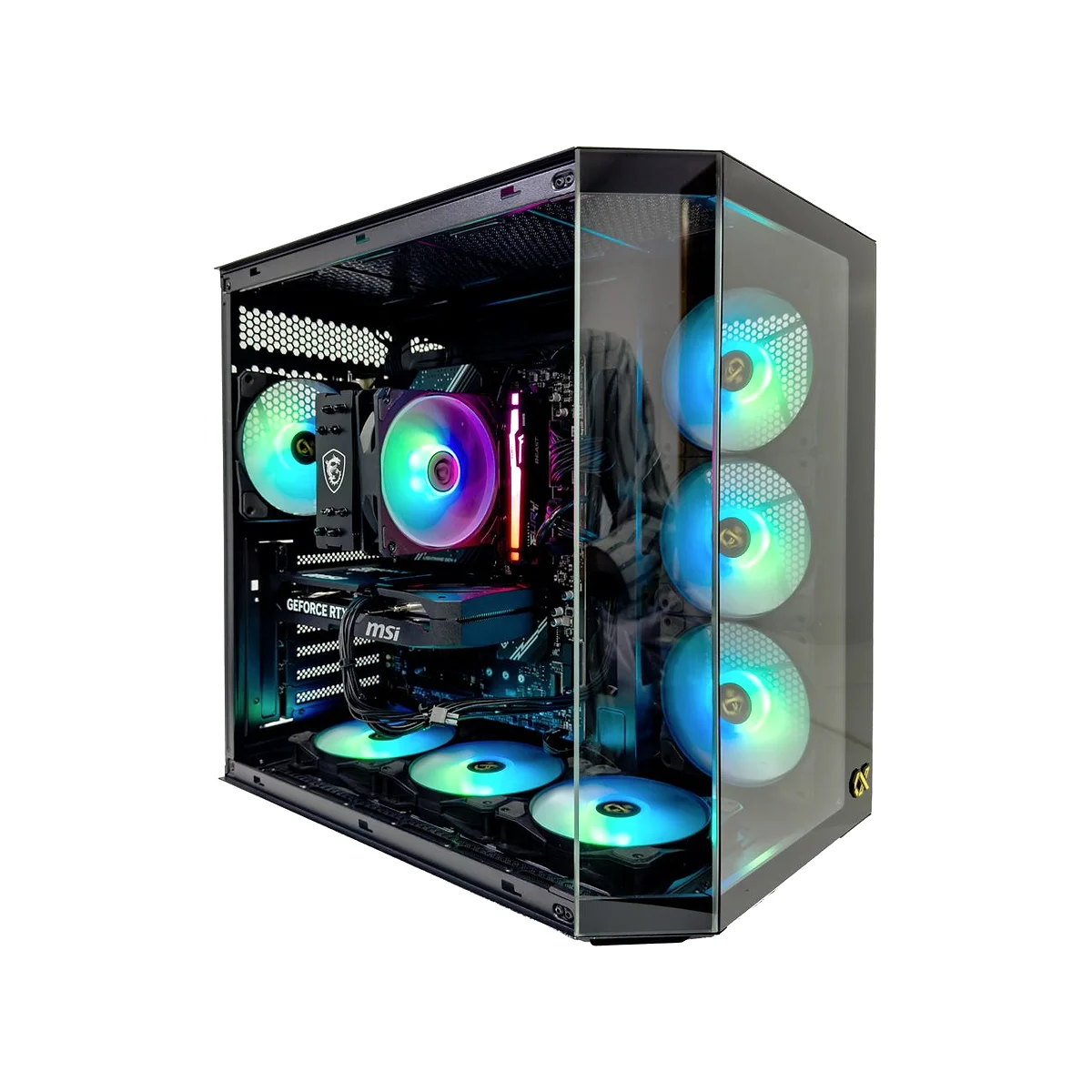 Gaming PC Ember (Core i5-14400F, 16 GB DDR5 RAM, RTX 5060 Ti 8GB GPU) - Powered by MSI