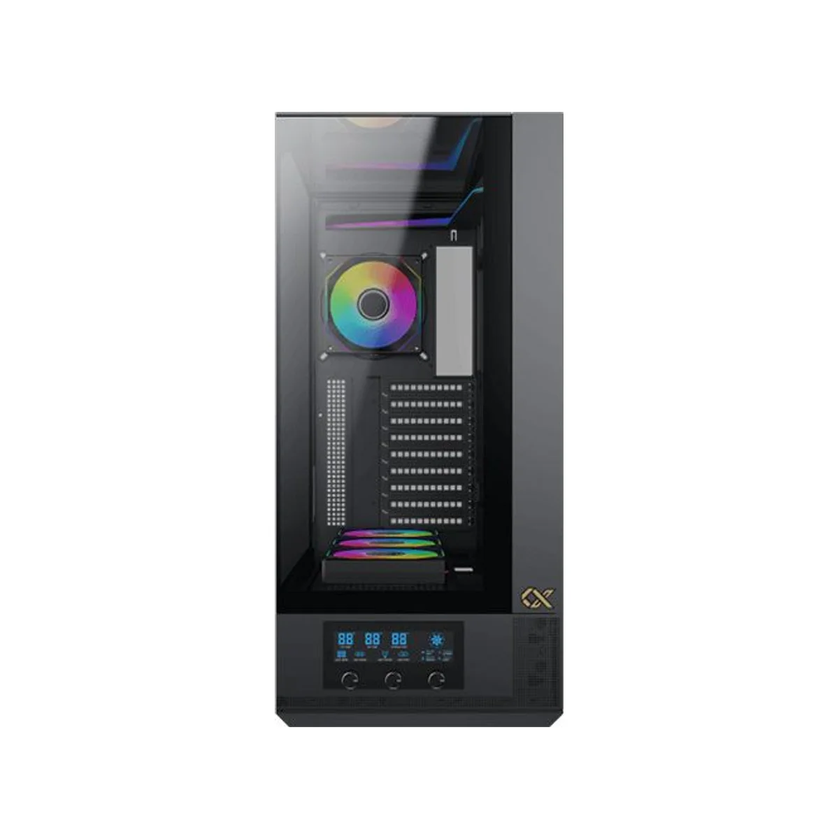Xigmatek Pro Tempered Glass Vision Full-Tower Gaming Case - Black - EN45158 view 3