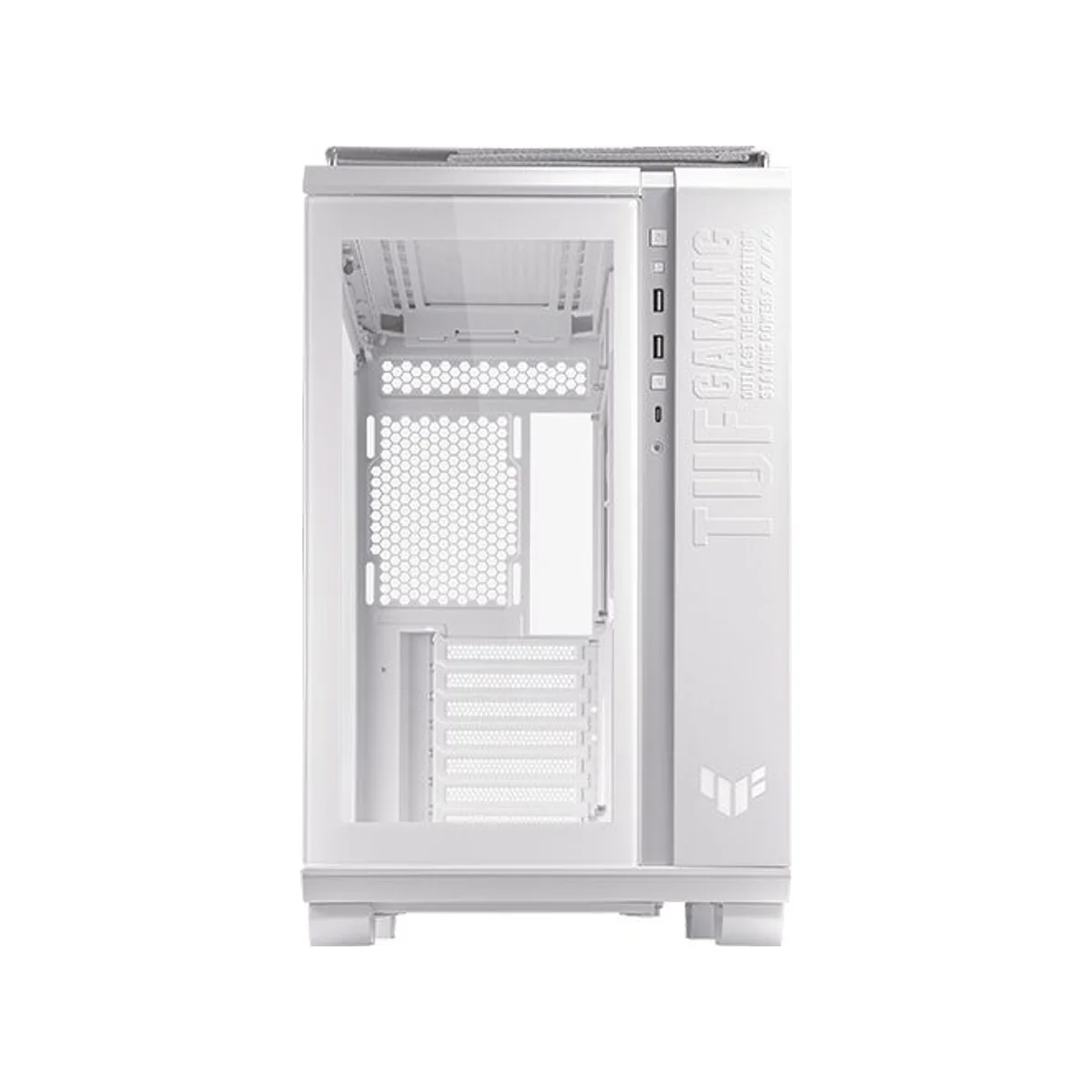 Asus TUF Gaming GT502 Plus Dual-chamber Mid-Tower Gaming Case - White - 90DC0093-B19000 view 3