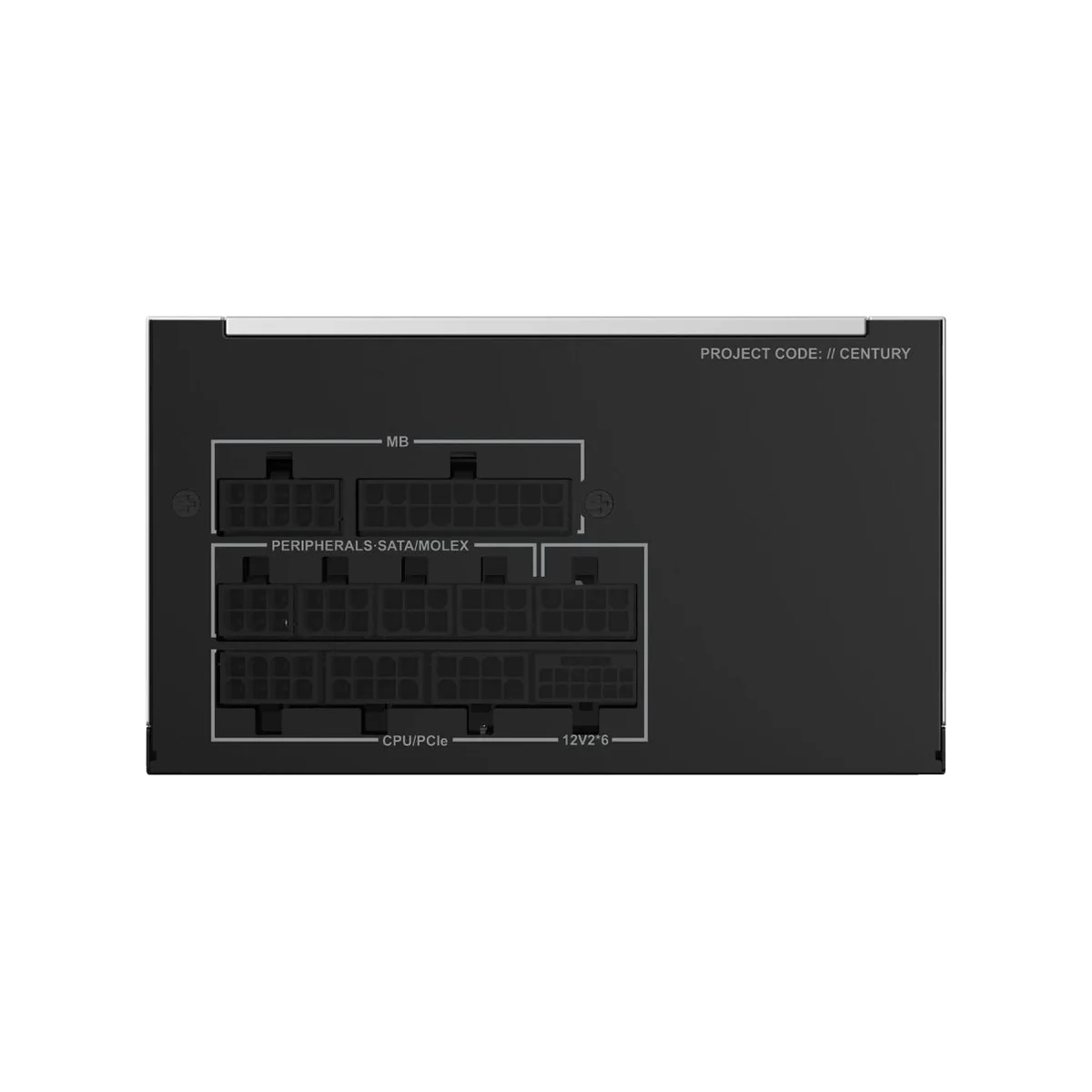 MONTECH Century II 850W GOLD Fully Modular ATX3.1 Power Supply - Black - CENTURY-II-850W view 5
