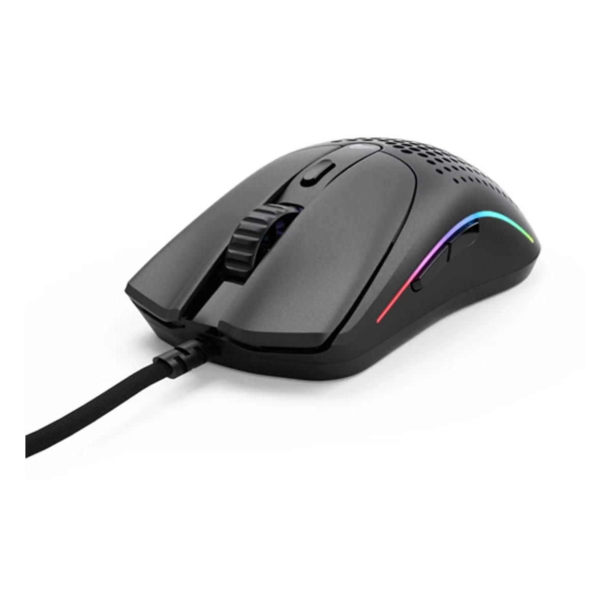 Glorious Model O 2 RGB Wired Optical Gaming Mouse - Matte Black (BAMF 2.0 Sensor, 80M Click Switches, 650 IPS, 16.8M RGB) - GLO-MS-OV2-MB view 3