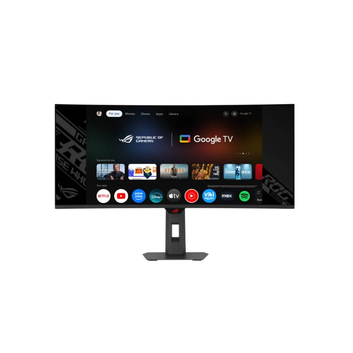 ASUS XG34WCDMTG ROG Strix OLED 34" QD-OLED, 240Hz, 0.03ms Curved Gaming Monitor - Black | 90LM0B10-B02171 view 2