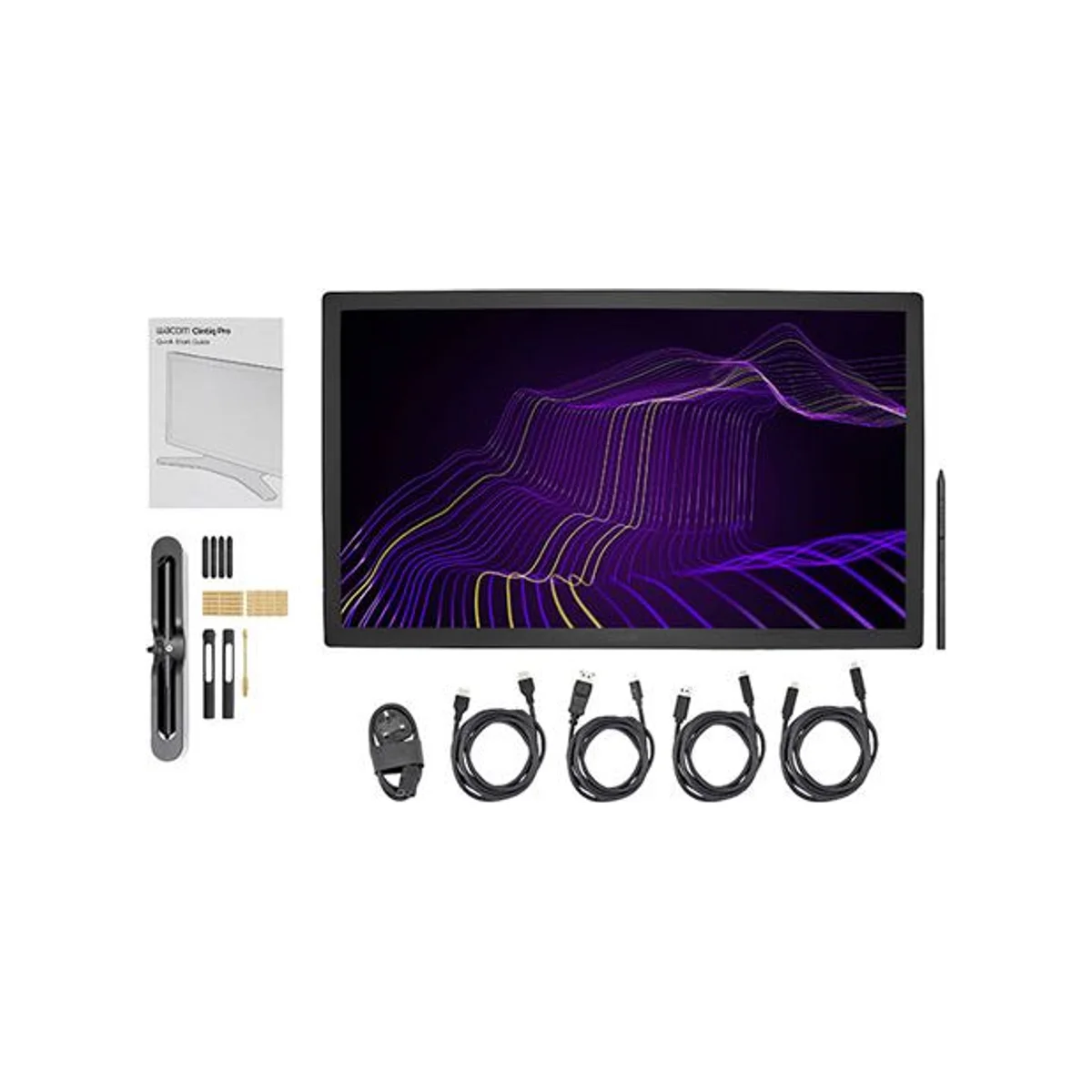 Wacom Cintiq Pro 27 Creative Pen Display with Stand - 4K, 120Hz, Pro Pen 3 - DTH271K0B-ST view 4