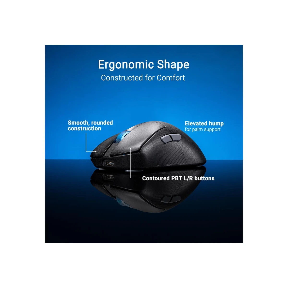 ASUS P714 ROG Keris II Ace Wireless Gaming Mouse - Black (42000 DPI, 8000Hz Polling, 54g Lightweight) - 90MP03N0-BMUA00 view 10