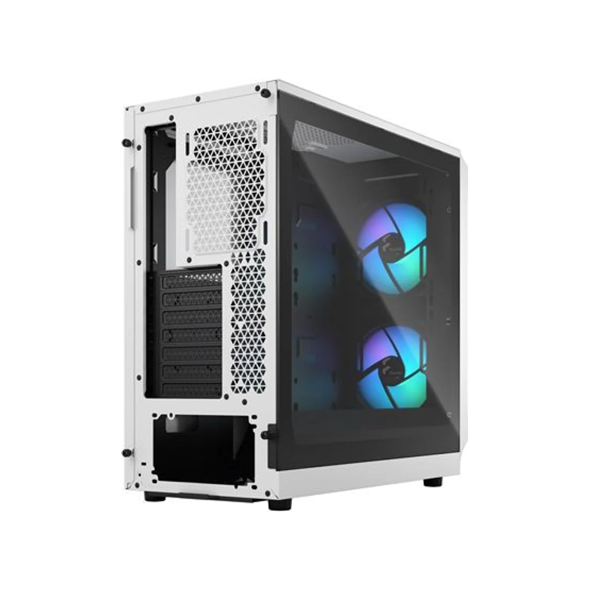 Fractal Focus 2 Clear Tint Tempered Glass RGB ATX Gaming Case - White - FD-C-FOC2A-04 view 6