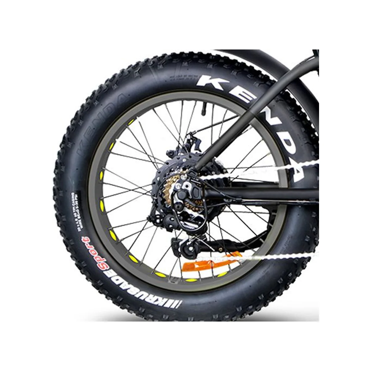 Argento Mini Max Plus Foldable E-Bike Silver (Fat Tire, Foldable, 250W Bafang Motor, 7-Speed Shimano) - MT-ARG-EB-MINIMAX+SLV view 5