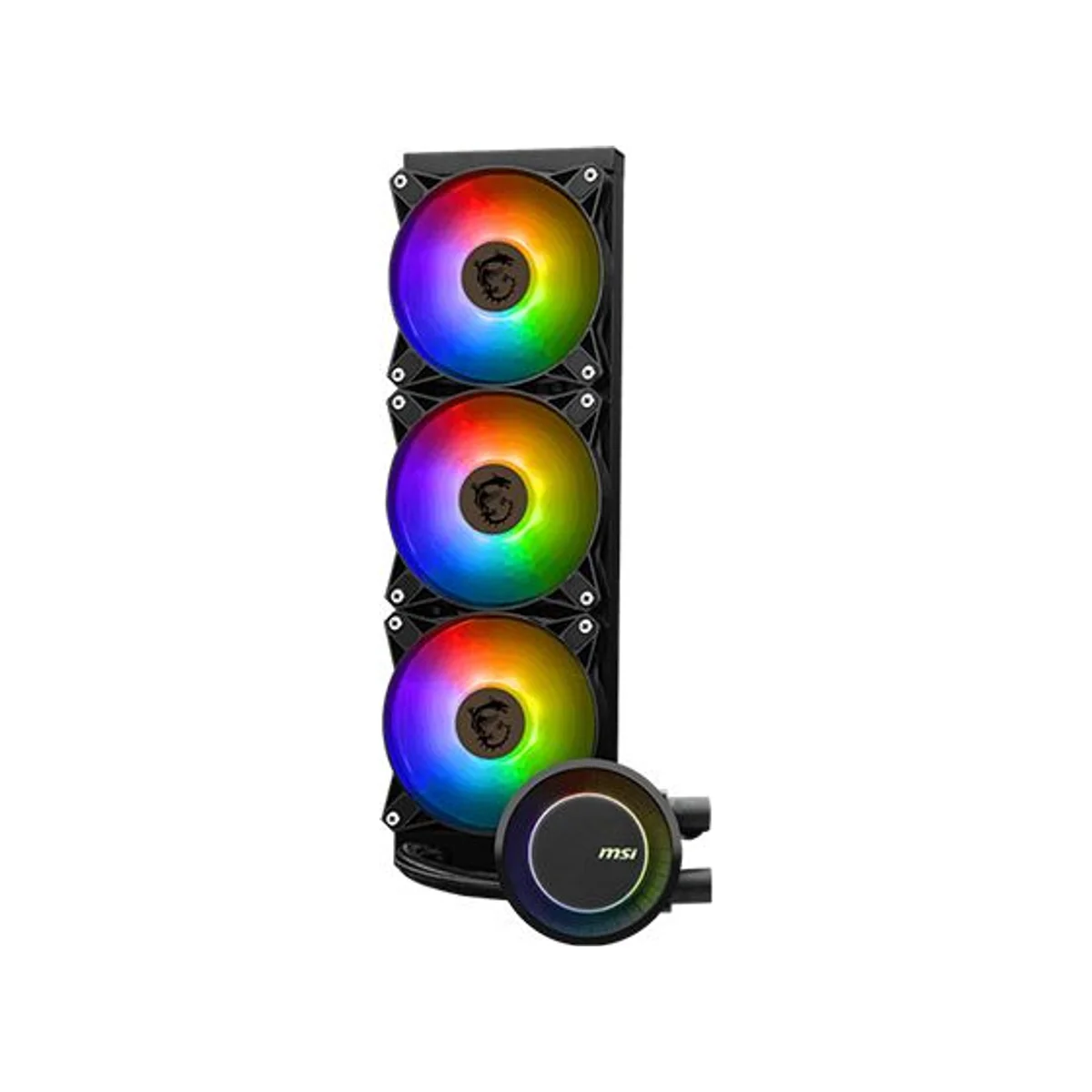 MSI MAG CoreLiquid E360 CPU Liquid Cooler - Black (360mm Radiator, ARGB Fans, FDB Bearing) - 306-7ZW6E17-C24 view 4