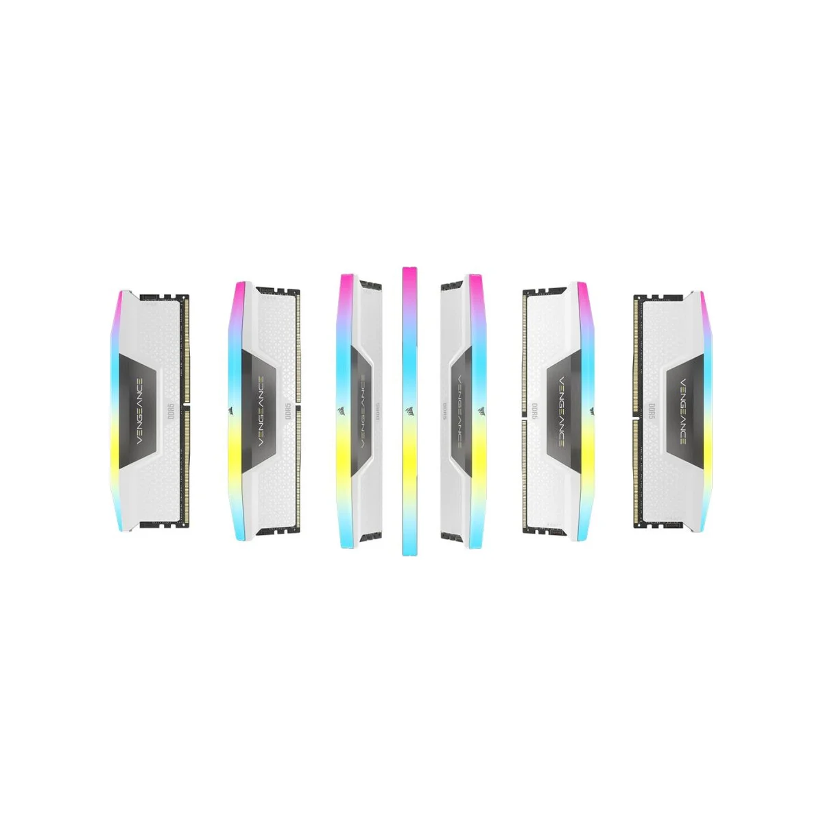 Corsair Vengeance RGB 32 GB (2X16) DDR5 6000MHz RAM Memory (CL36, XMP/EXPO, White) – CMH32GX5M2E6000Z36W view 4