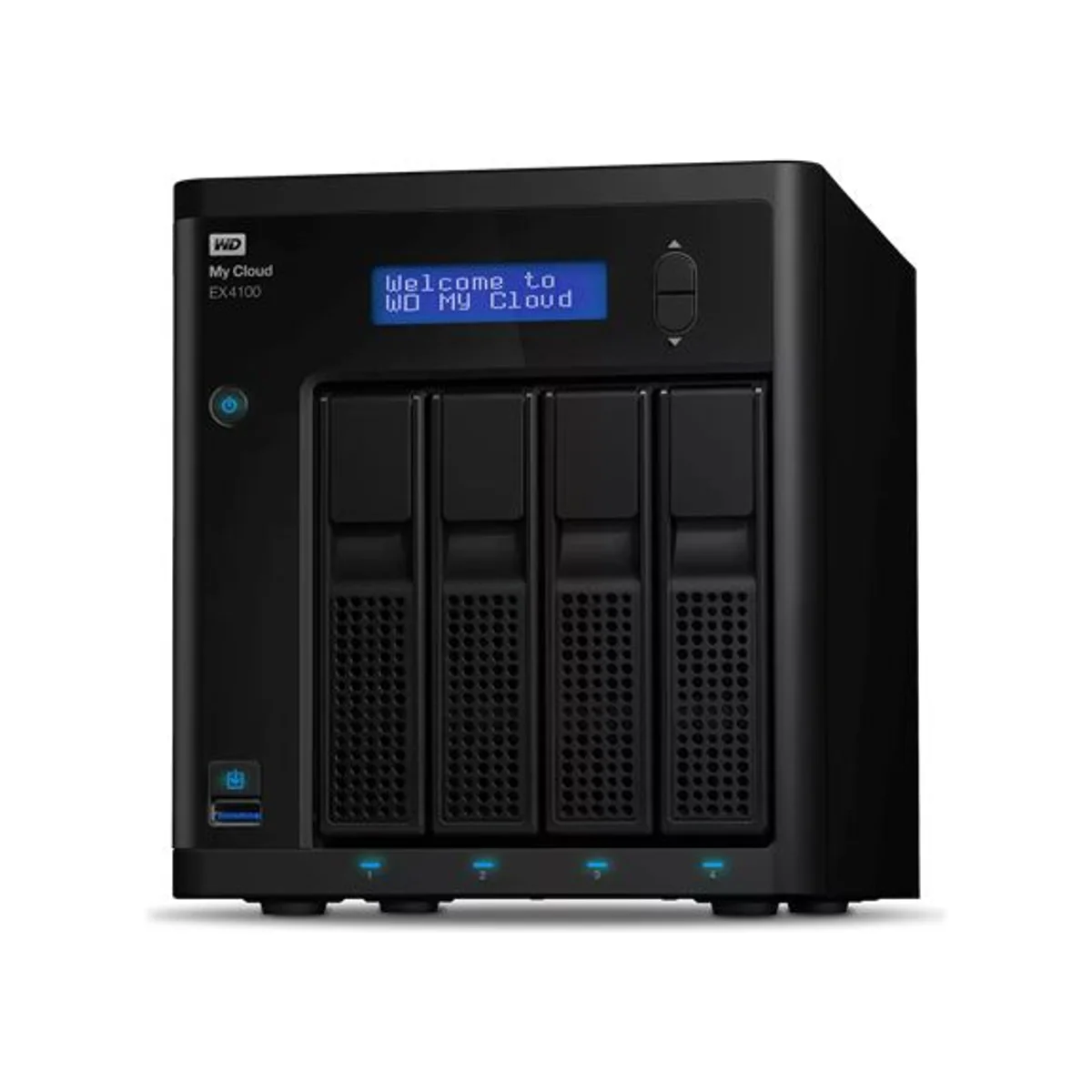 Western Digital My Cloud Expert Series EX4100 0TB NAS Enclosure (No HDD Included) - WDBNFA0000NBK-EESN view 2