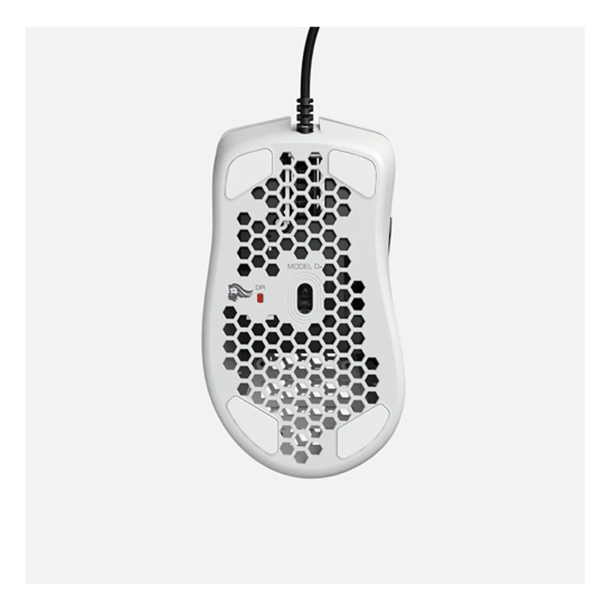 Glorious Model D Minus Gaming Mouse - Glossy White (Small to Medium Hands, 62g, Omron Switches, 12000 DPI) - GLO-MS-DM-GW view 5