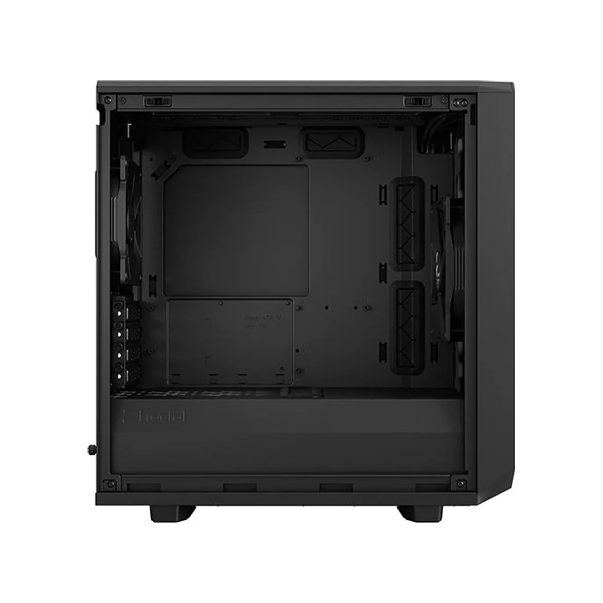 Fractal Meshify 2 Mini Black TG Dark Tint Micro ATX Mid Tower Case (mATX, Dark Tint Glass, High Airflow) - FD-C-MES2M-01 view 4