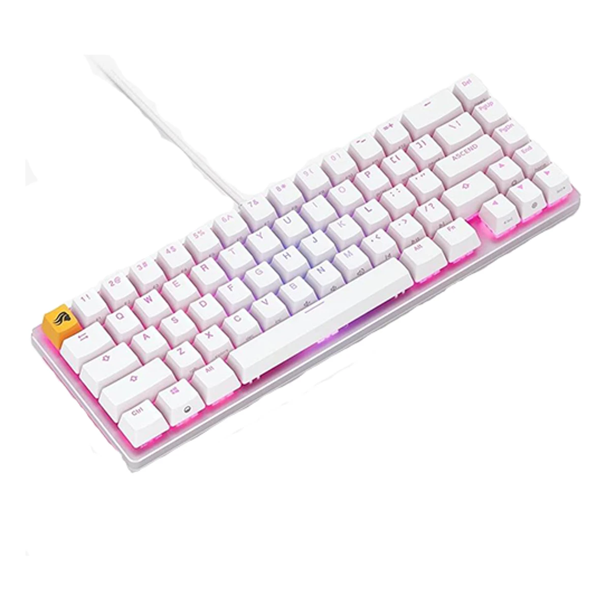 Glorious GMMK 2 TKL Compact 65% Wired Mechanical Keyboard - White | GLO-GMMK2-65-FOX-W-A view 2