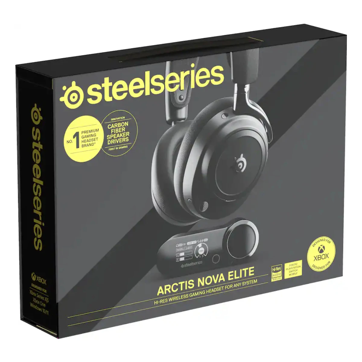 SteelSeries Arctis Nova Elite Wireless Multi Gaming Headset - Black | 61661 view 5