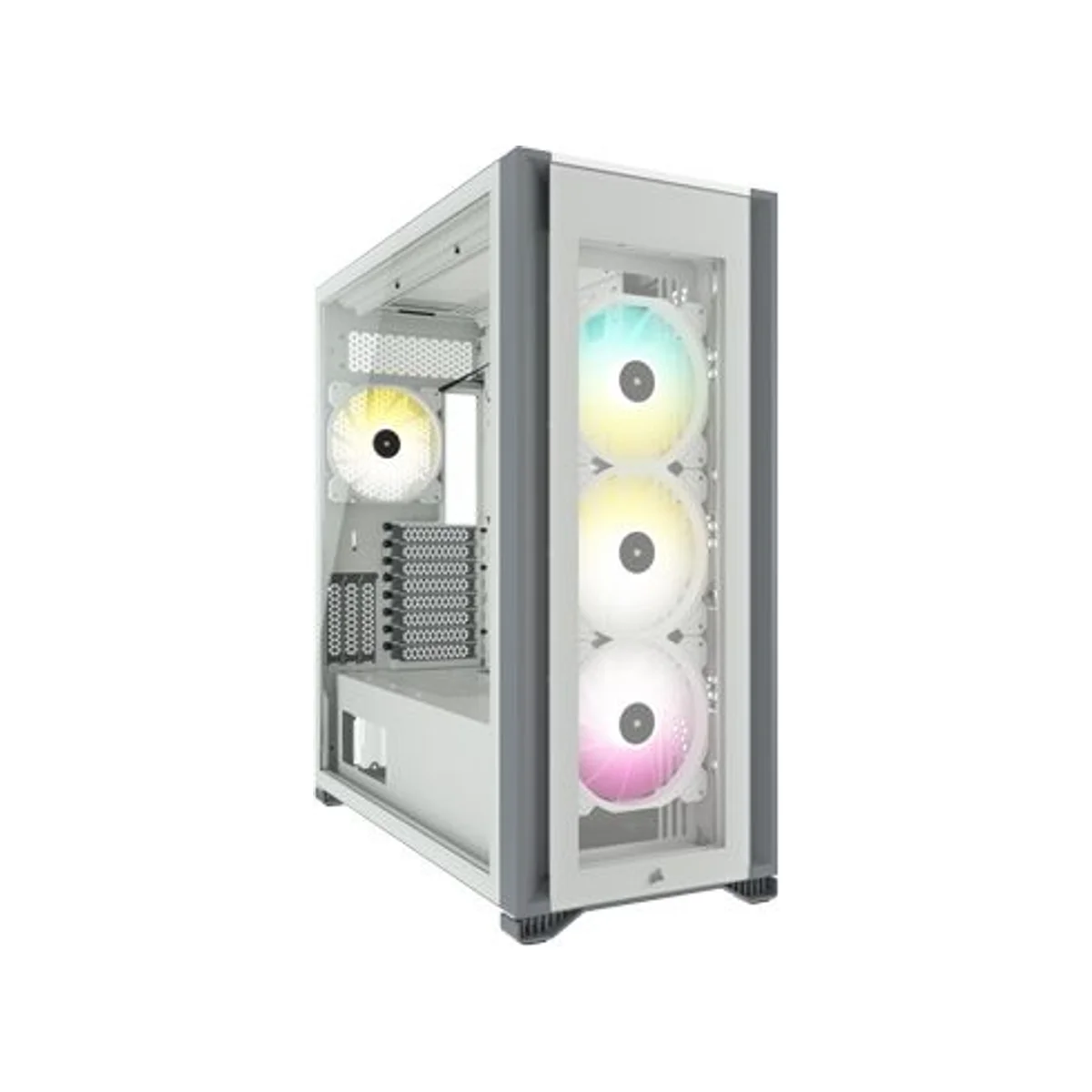 Corsair iCUE 7000X Tempered Glass RGB Full-Tower Gaming Case - White - CC-9011227-WW