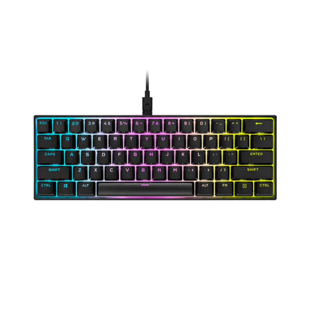 Corsair K65 RGB MINI 60% Mechanical Gaming Keyboard - Cherry MX Red Switch | CH-9194010-NA