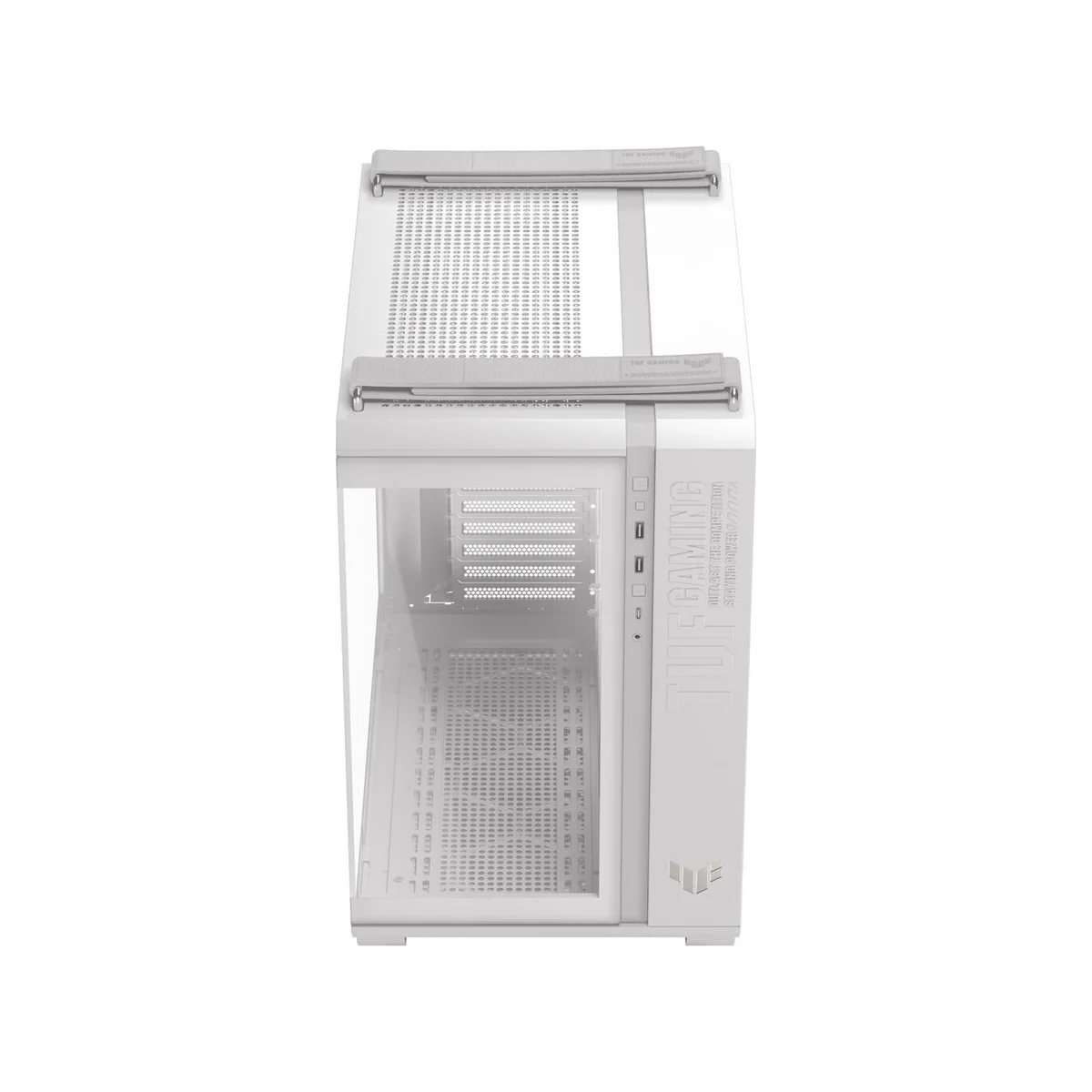 Asus TUF Gaming GT502 Horizon Tempered Glass Dual-chamber ATX Gaming Case - White - 90DC0093-B19010 view 3
