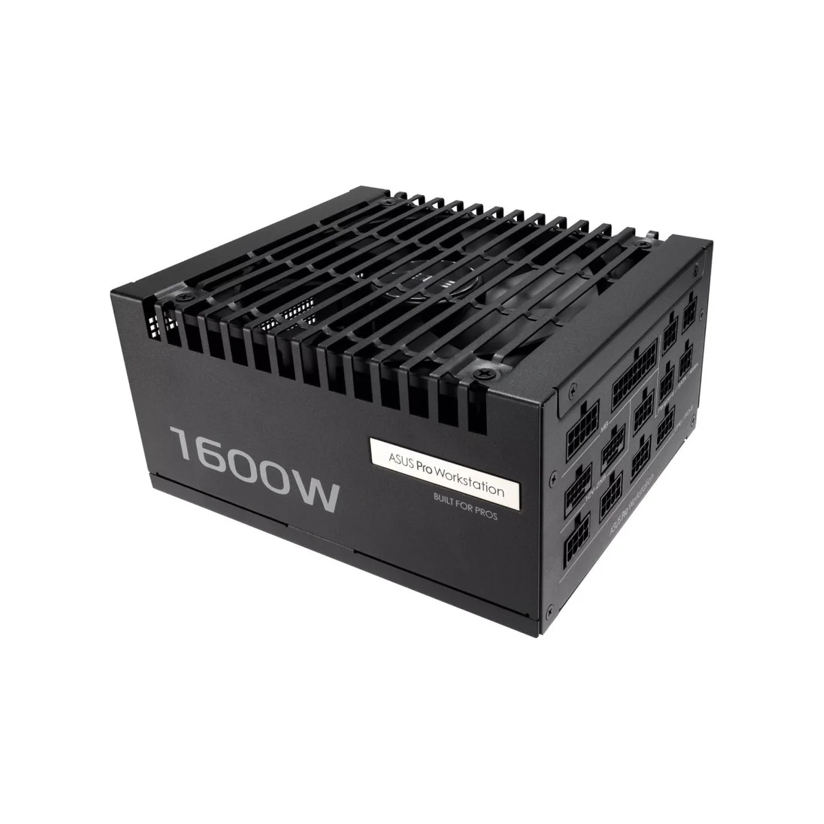 ASUS Pro WS 1600W 80 PLUS Platinum ATX 3.1 Power Supply (1600W, ATX, Platinum) - Black - 90YE00Z2-B0NA00 view 2