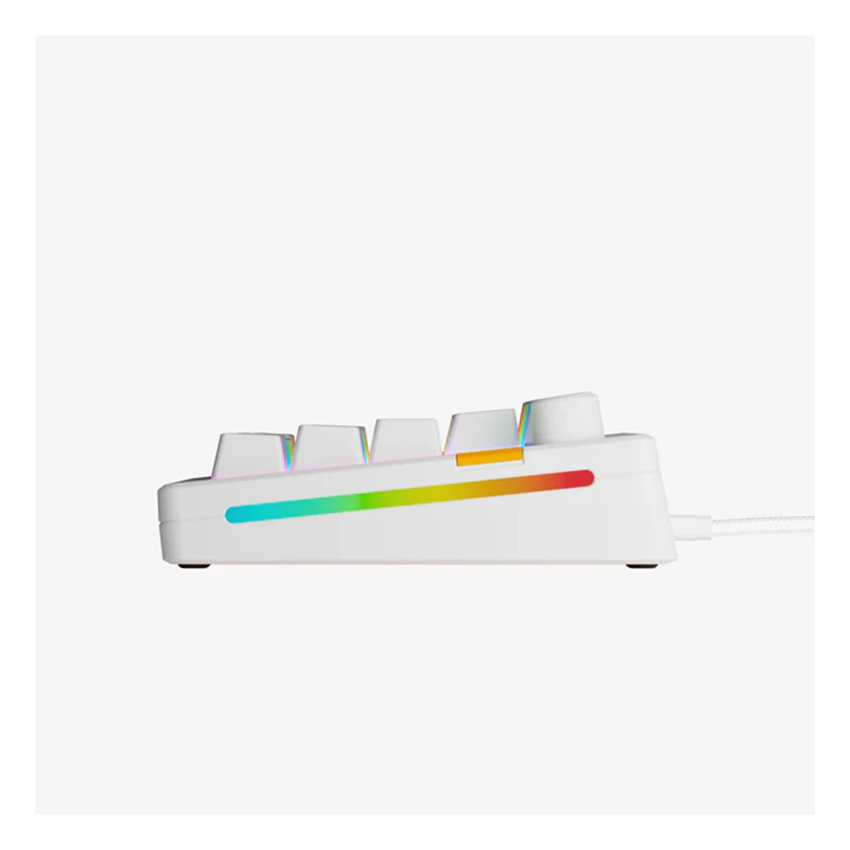 Glorious GMMK 3 HE 65% Prebuilt Wired US Keyboard - White | GMMK3-65-HE-W-W view 3