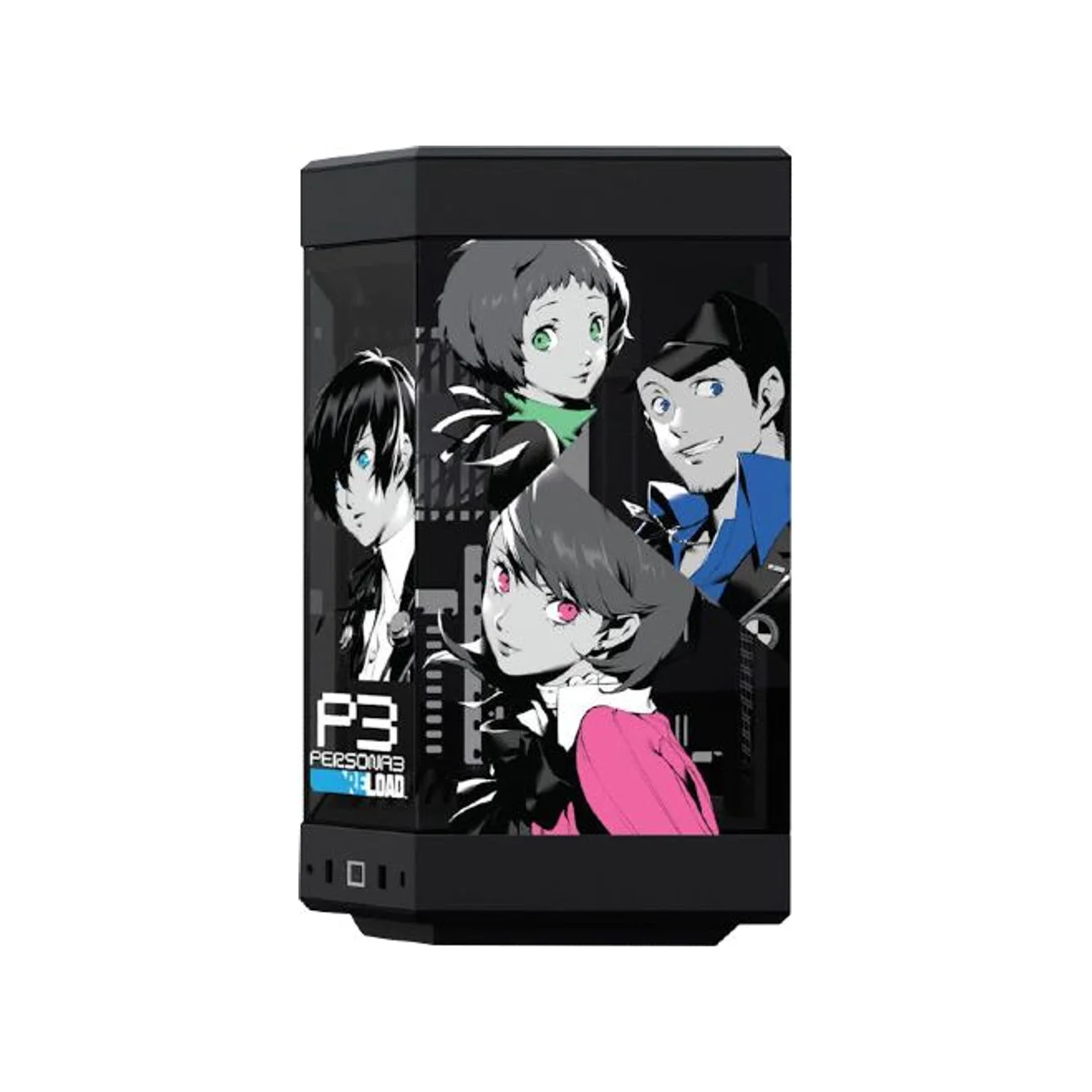 Hyte Persona 3 Reload Y60 Glass Dual-chamber Panoramic ATX Gaming Case - Red/Black - CS-HYTE-Y60-P3R-U view 3
