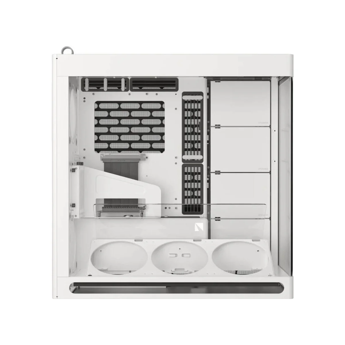 HAVN HS 420 VGPU Airflow Dual-chamber Mid-Tower Gaming Case - White - HVN-CA-HS420-07 view 2