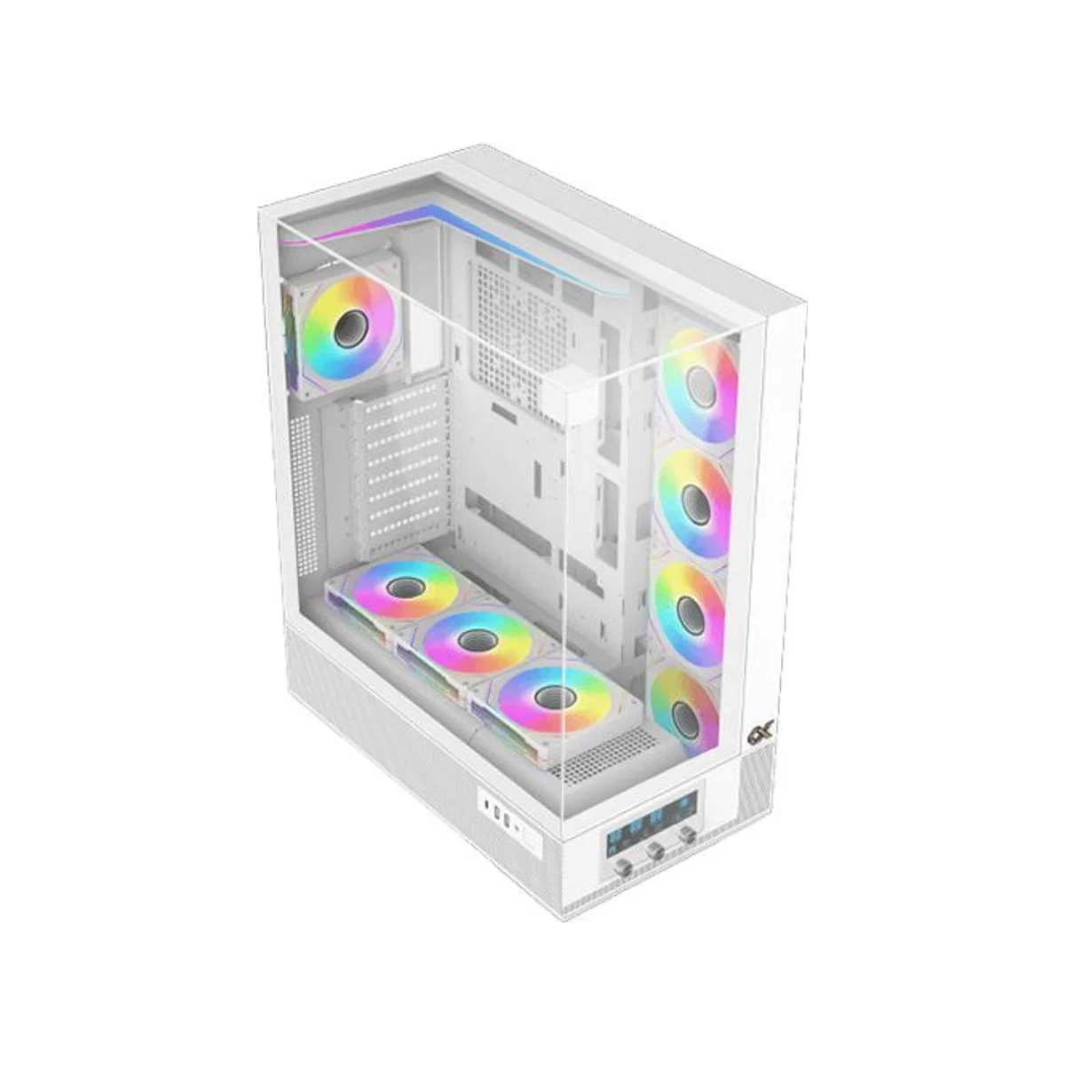 Xigmatek Arctic Pro Tempered Glass Vision Full-Tower Gaming Case - White - EN45172 view 3