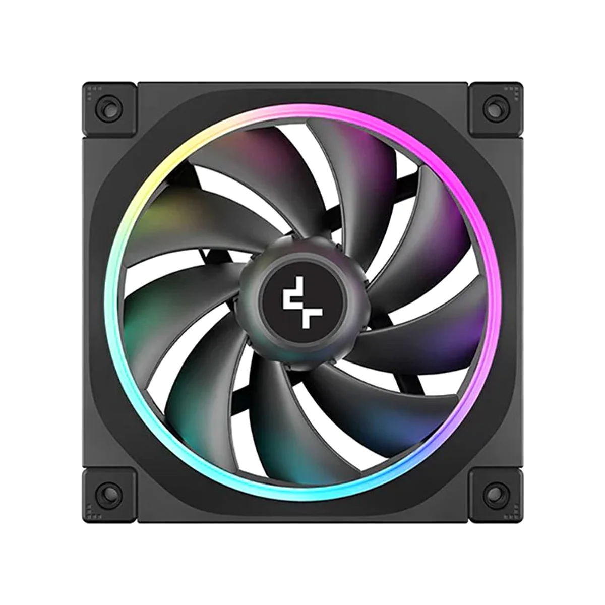 DeepCool FL12 ADD-RGB 120mm Single Fan - Black - R-FL12-BKAPN1-G view 3
