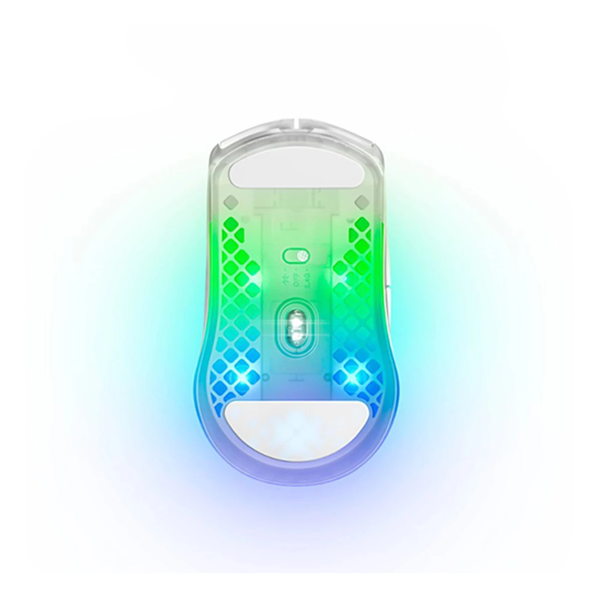 SteelSeries Aerox 3 Ghost Wireless Gaming Mouse - 18K DPI, 6 Buttons, RGB - 62610 view 4