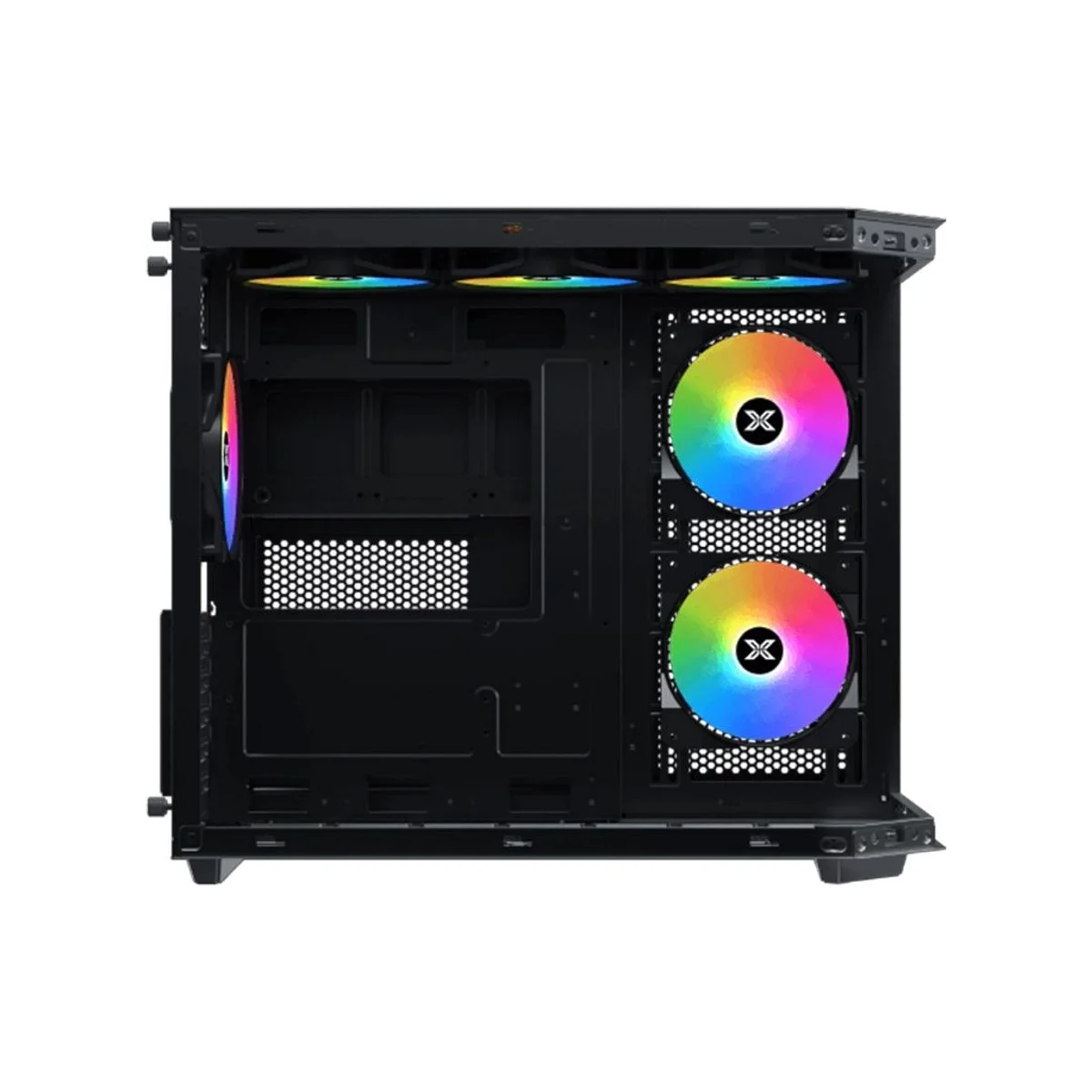 Xigmatek Cubi M Micro-ATX Mid Tower Gaming Case – Black - EN42799 view 4