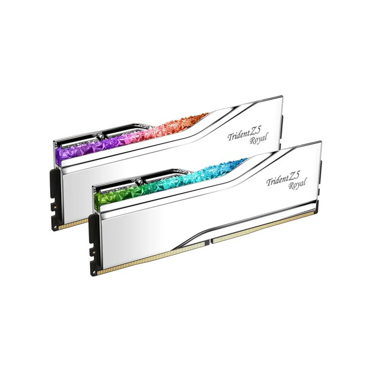 G.Skill Trident Z5 Royal 64 GB (2X32) DDR5 6400MHz RAM Memory (CL32, White) – F5-6400J3239G32GX2-TR5S view 2