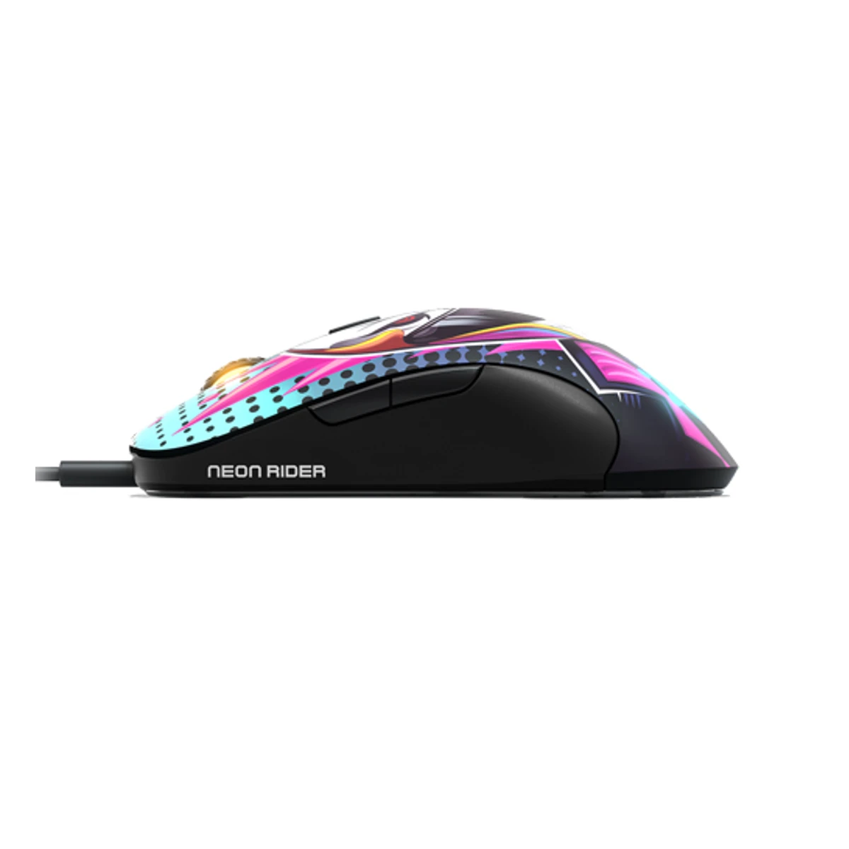 SteelSeries Sensei Ten Neon Rider Edition RGB Gaming Mouse (TrueMove Pro, 18000 CPI, 450 IPS, 50G) - SS-STNR-62528 view 2