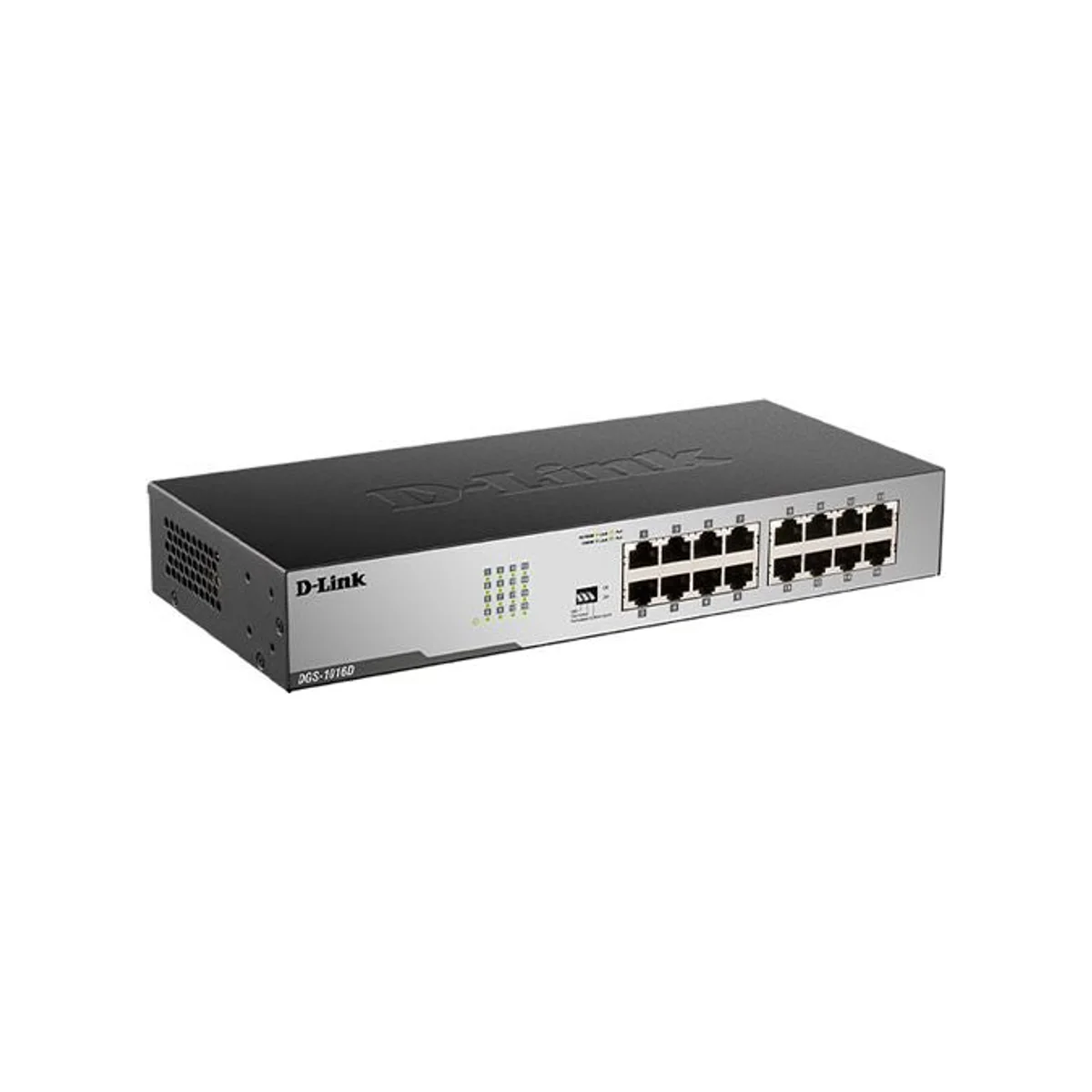 D-Link DES-1016D 16-Port Fast Ethernet Unmanaged Switch (PoE Capable) - DES 1016D view 2