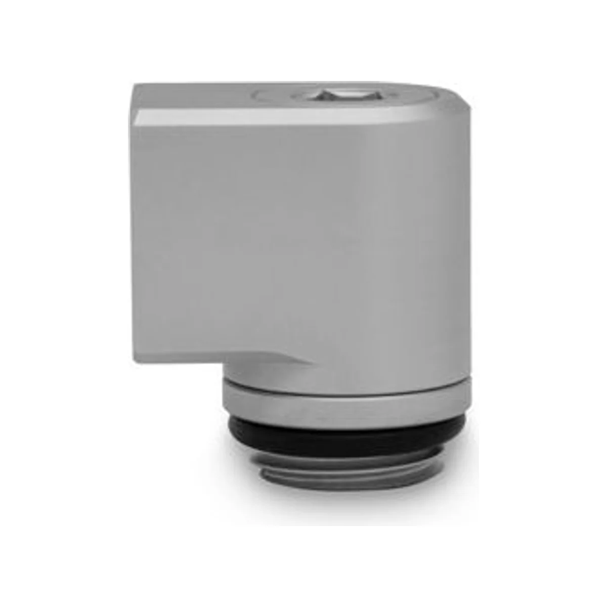 EKWB EK-Quantum Torque Micro Rotary 90° - Satin Titanium Fitting - 3831109849699