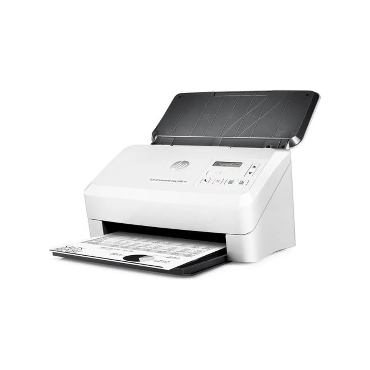 HP Scanjet Enterprise Flow 5000 s4 Sheet-Feed Document Scanner (White) (600 dpi, 50 ppm, 80-sheet ADF, Duplex) - L2755A