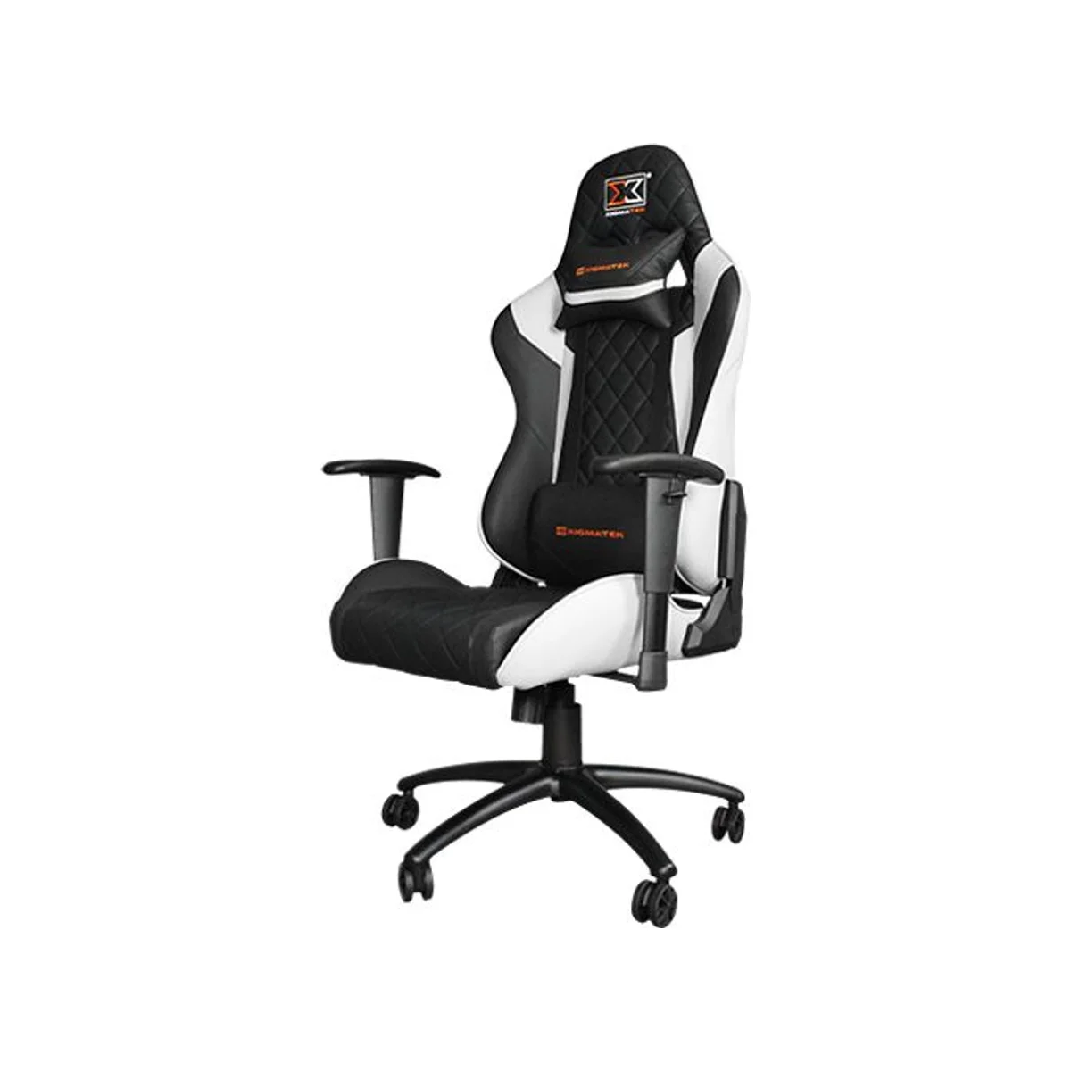 XIGMATEK Hairpin White Gaming Chair (Mould Foam, 2D PU Armrests, 136KG) - EN46713 view 3