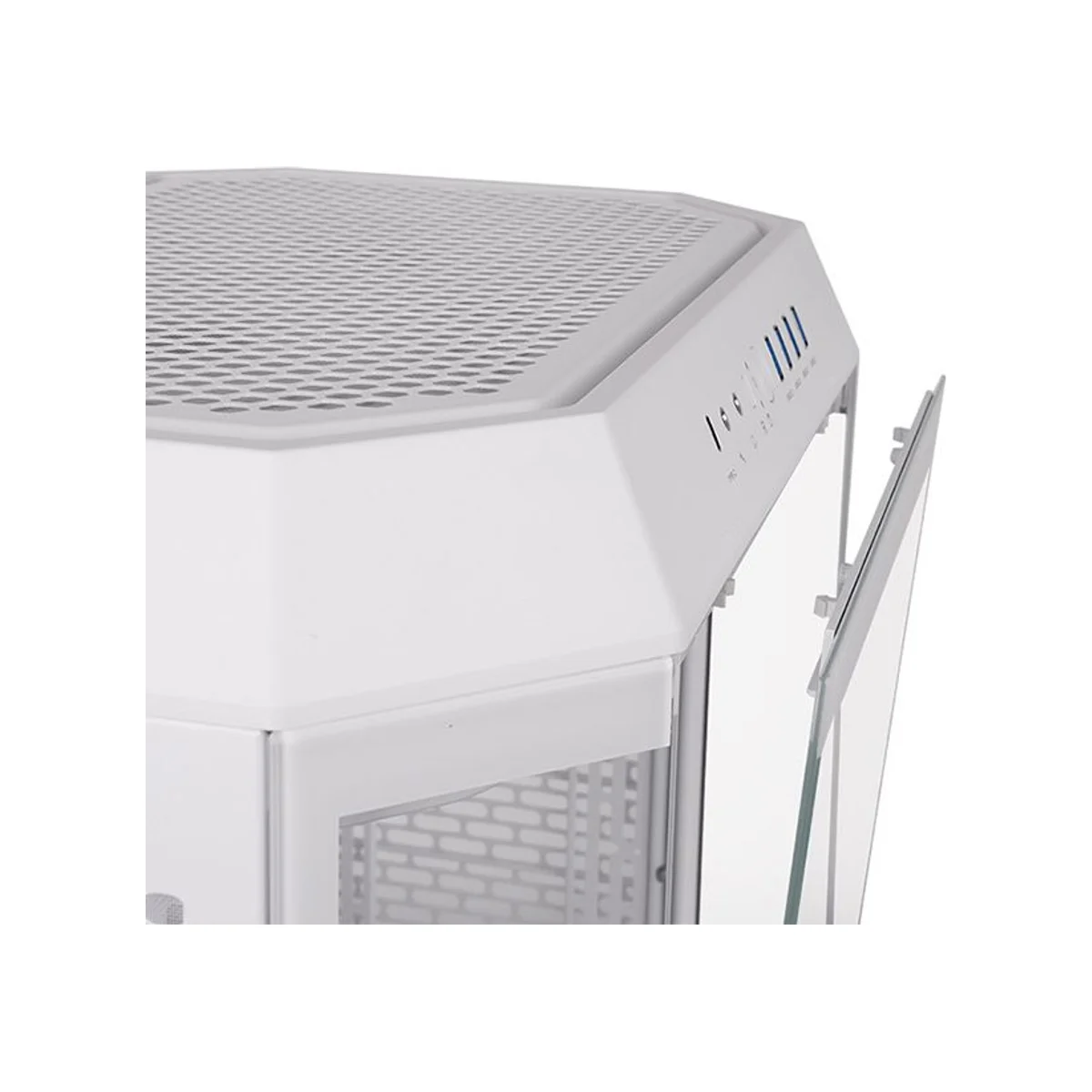 Thermaltake The Tower 600 Tempered Glass Mid-Tower Gaming Case - White - CA-1Z1-00M6WN-00 view 3