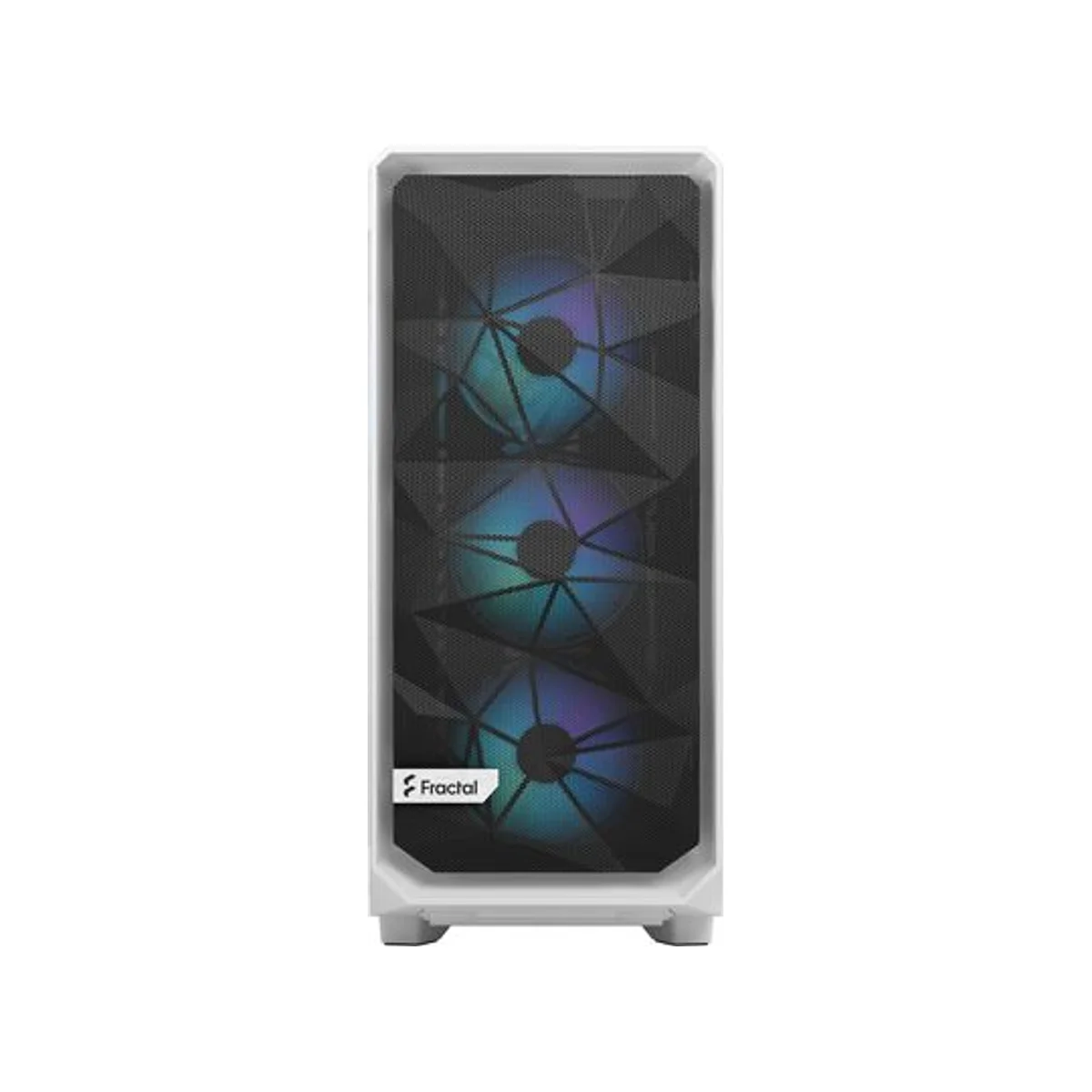 Fractal Meshify 2 Compact Clear Tint Tempered Glass RGB ATX Gaming Case - White - FD-C-MES2C-08 view 2