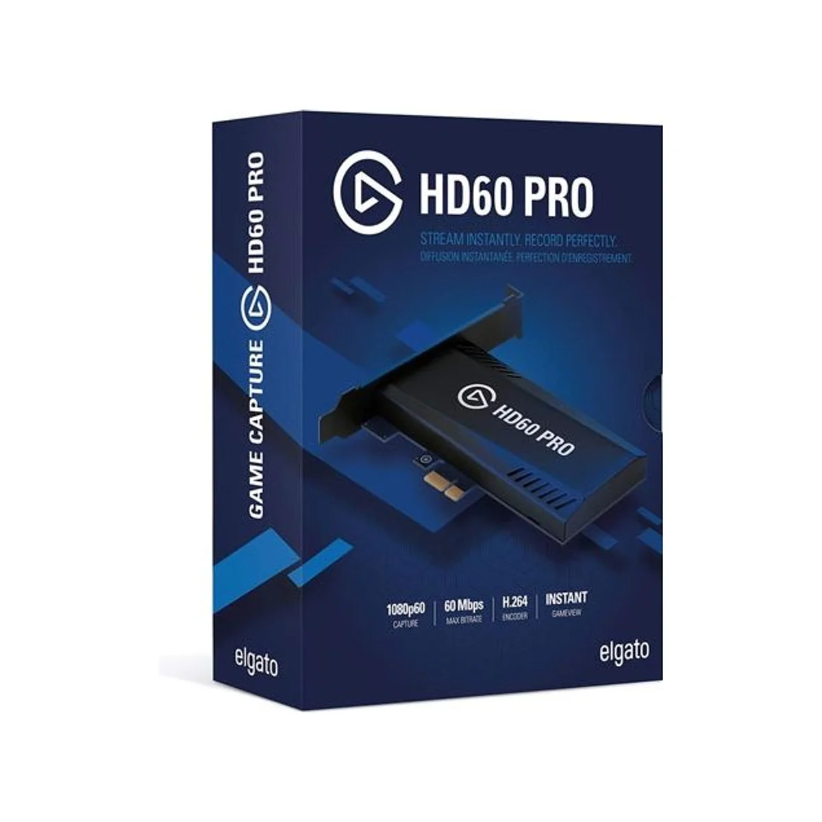 Elgato HD60 Pro Game Capture Card (PCIe x1, 1080p60, Low Latency) - 1GC109901002