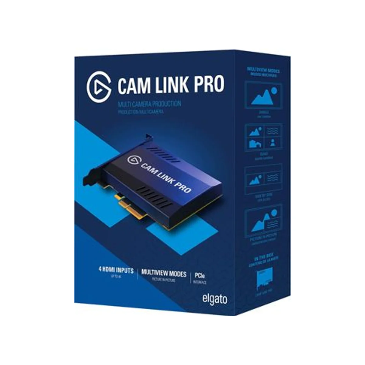 Elgato CAM Link Pro PCIe Capture Card (4x HDMI, Up to 4K30) - 10GAW9901