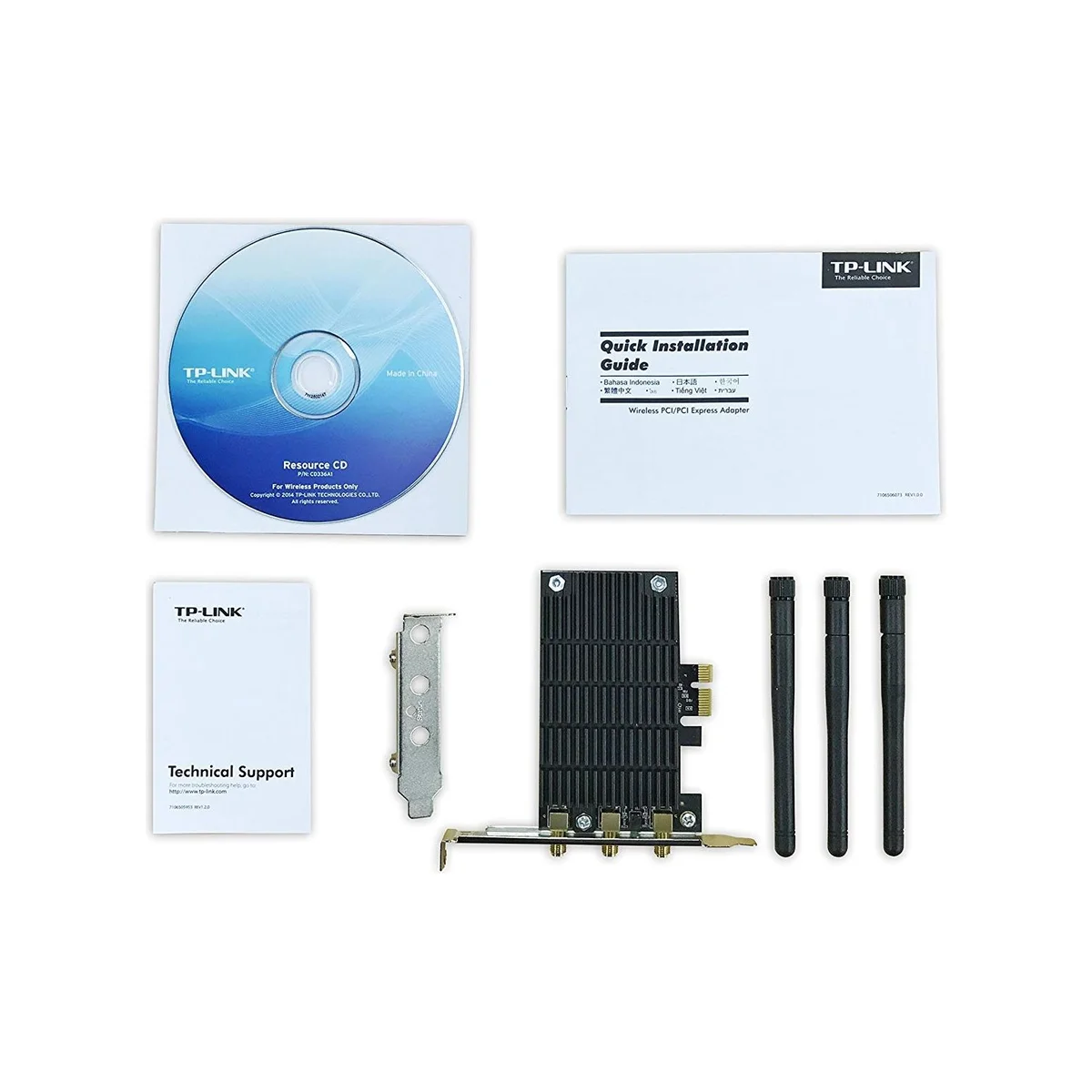 TP-LINK Archer T9E AC1900 Wireless Dual Band PCI Express Wi-Fi Adapter view 3