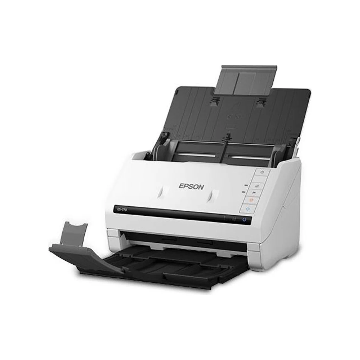 Epson WorkForce DS-770 Color Document Scanner (Optical Resolution: 600 dpi, ADF Capacity: 100 sheets, Daily Duty Cycle: 5,000 sheets) - B11B248301 view 2