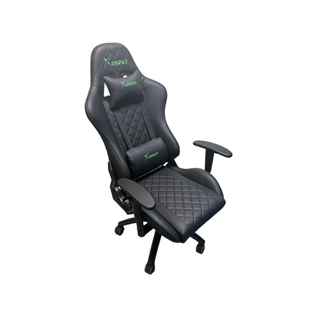 XANDER Thunder Esport Butterfly Mechanism Gaming Chair - Matte Black (4D Armrests, Reclining, Lumbar Support) - THUNDER-BL view 2