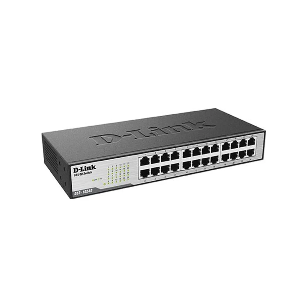 D-LINK 24-Port Unmanaged Desktop Switch (100BASE-TX Fast Ethernet) - DES1024D view 2