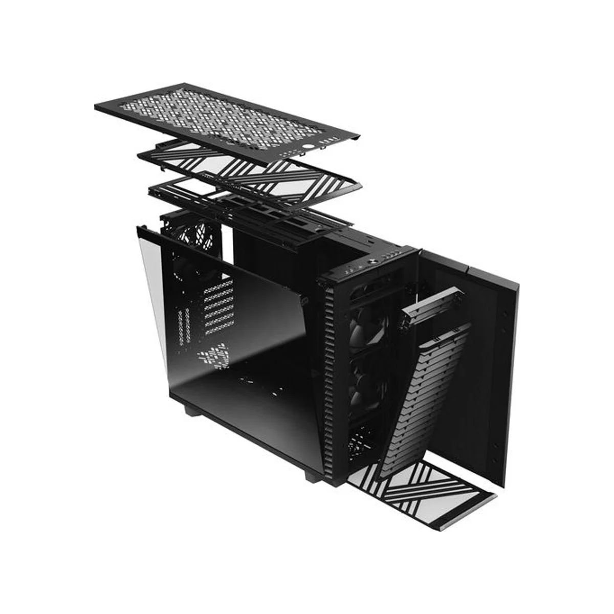 Fractal Define 7 XL Dark Tint E-ATX Full-Tower Gaming Case - Black - FD-C-DEF7X-03 view 13